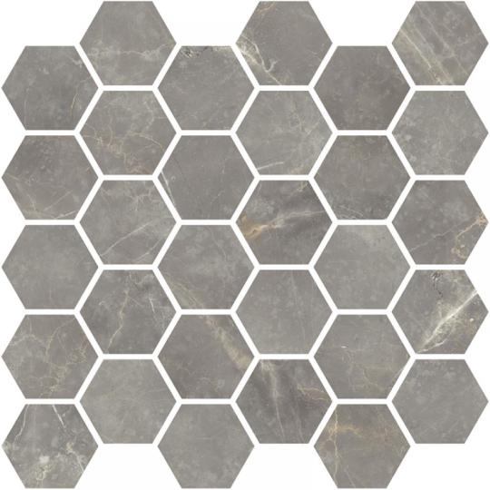 hexagon vzor siva mramorova vzor dlazdica modernna mladeznicka elegantna luxusny byt kupelna kuchyna lameridiana interierovy design.jpg